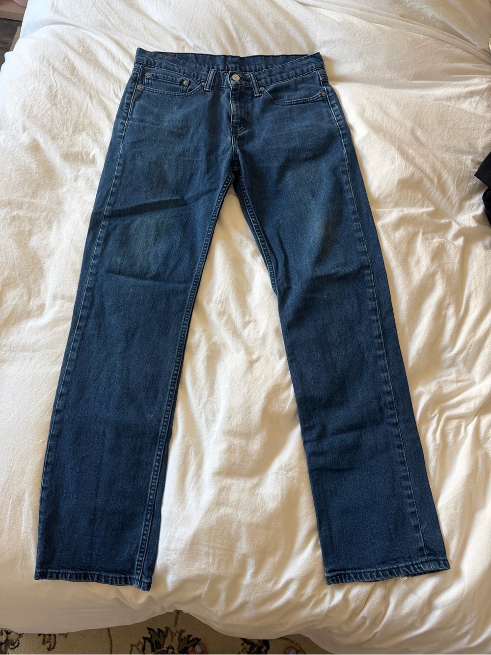 Men's Vintage 514 Levi’s Dark Blue Straight-Leg Jeans